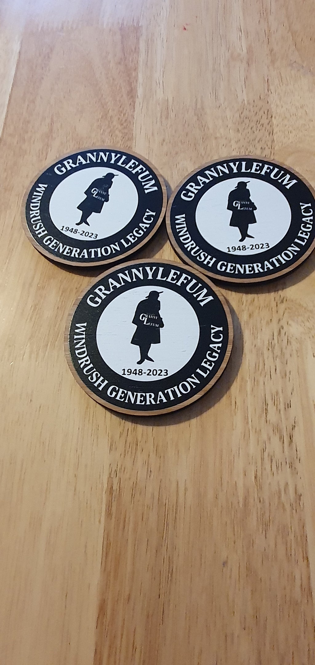 Windrush Generation Legacy 75 Years Commemorative Cork Coaster